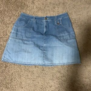 Soft denim Skort denim under shorts Size 12